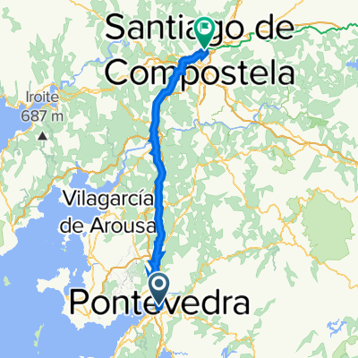 Pontevedra - Santiago de Compostela