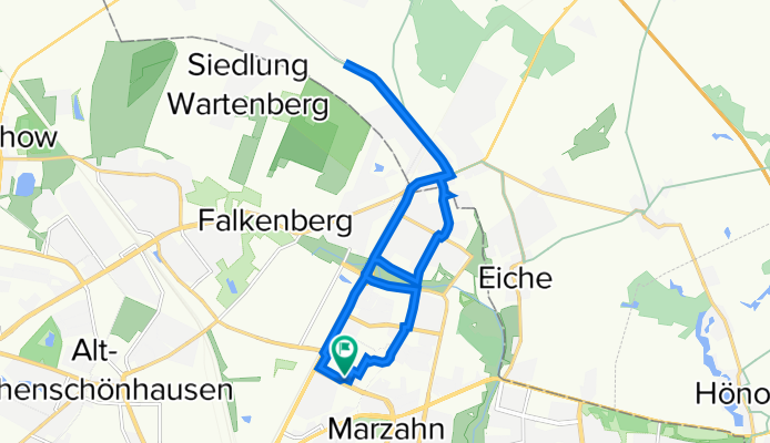 Raoul-Wallenberg-Straße 23 A+B, Berlin to Raoul-Wallenberg-Straße 23 A+B, Berlin