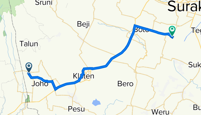 Supersonic route in