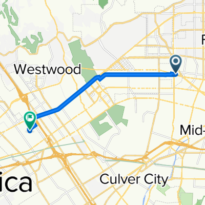 8447 Wilshire Blvd, Beverly Hills to 1825 Butler Ave, Los Angeles