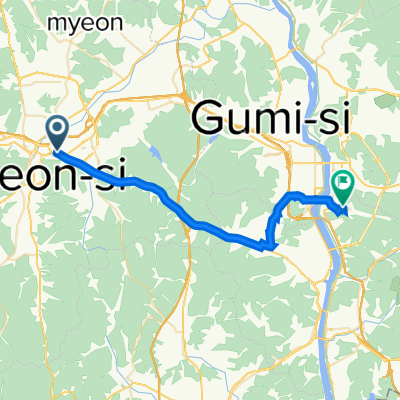 Deokgok-dong 1171-3, Gimcheon to Seokjeog-eup 153-11, Chilgok-gun