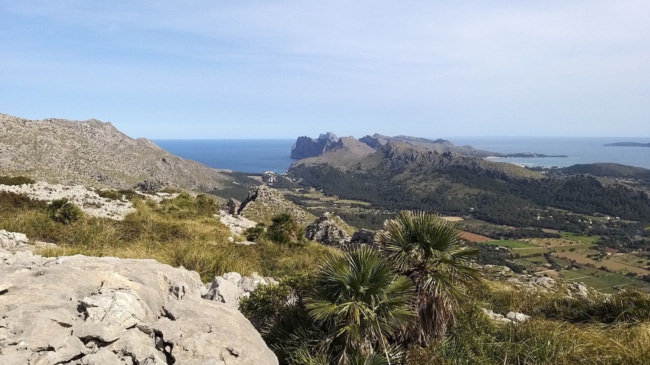 Mallorca a peu: serra de sa Font des de Pollença