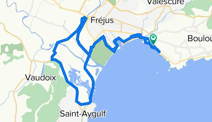 156 Avenue Paul Doumer, Saint-Raphaël à Square Berger, Saint-Raphaël