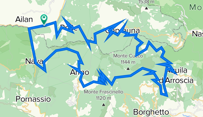 Ormea südliche Runde-MTB