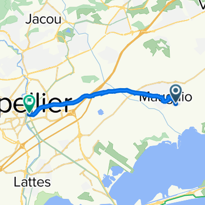 192 Rue Vincent Van Gogh, Mauguio à 14 Avenue Albert Einstein, Montpellier