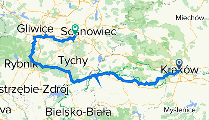 Krakow to Katowice