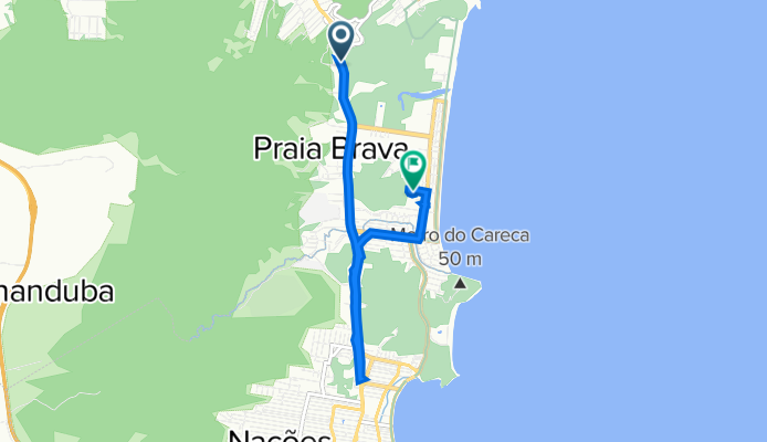 De Avenida Osvaldo Reis 1750 a Rua Jucília Maria da Silva Miguel 215