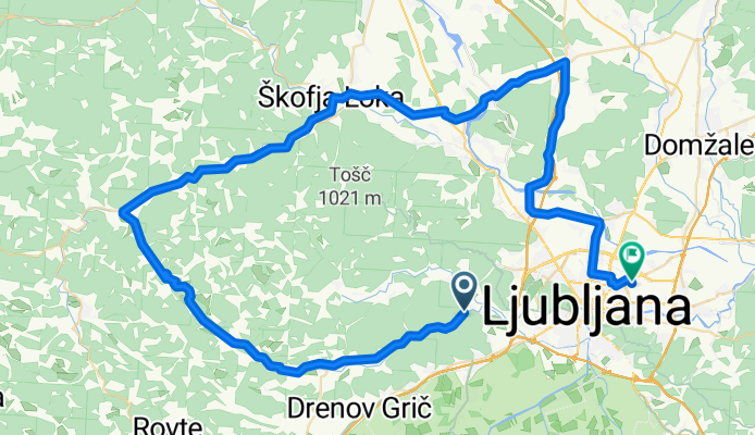 Mala Franja - tekmovalni del