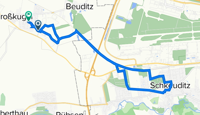 23.02.22 Kugel-Schkeuditz/Markt- und zurück