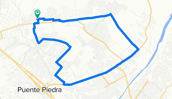 De Vía sin nombre, Carabayllo a Vía sin nombre, Carabayllo