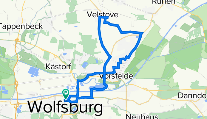 Kleiststraße 12, Wolfsburg nach Kleiststraße 12, Wolfsburg