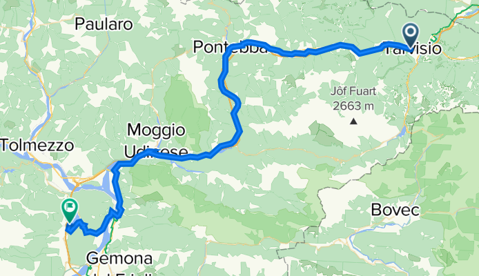 6^ tappa TARVISIO - LAGO DI CAVAZZO