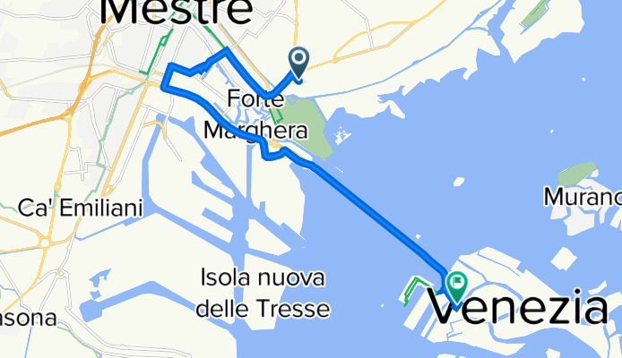 Strada 14 Statale della Venezia Giulia 6 do Piazzale Roma 489, Venezia