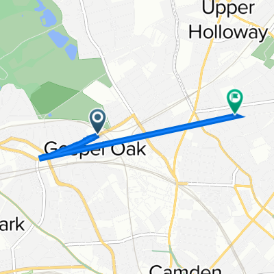 Gordon House Road 5A to Saint George's Avenue 124A