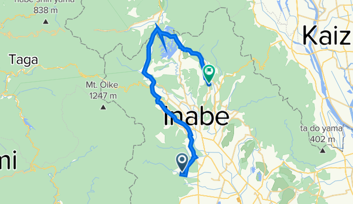 267, Hokuseichoshimmachi, Inabe to 県道157号, Inabe