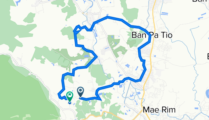 ตำบล แม่แรม to ถนนทีไมมีชือ, Tambon Mae Raem