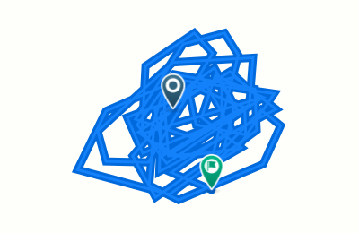 Route in der Bikemap App öffnen