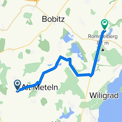 Wendelstorfer Weg 9, Alt Meteln nach An der Bundesstraße 10, Bad Kleinen