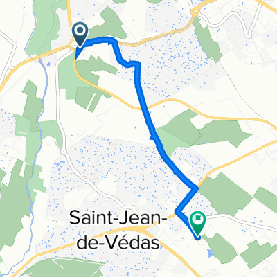 Garrigue du Pont, Saint-Jean-de-Vedas to Rue de la Peyrière, Saint-Jean-de-Vedas