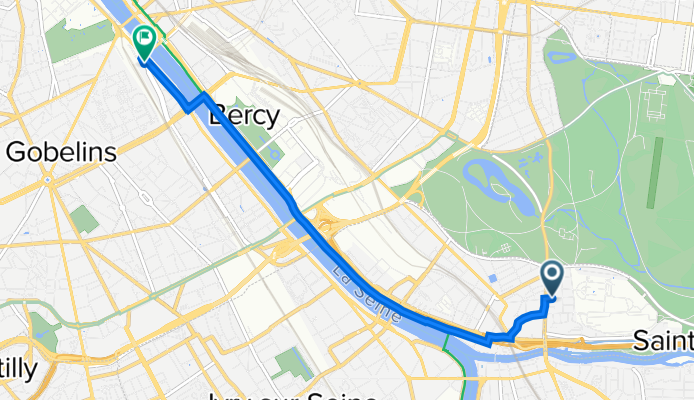 4bis Rue Edmond Nocard, Saint-Maurice à 72 Avenue Pierre Mendès France, Paris
