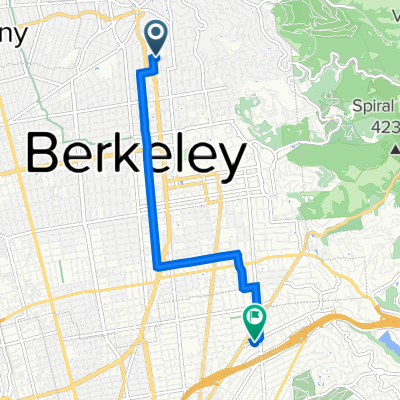 1301 Shattuck Ave, Berkeley to 5924 Chabot Rd, Oakland