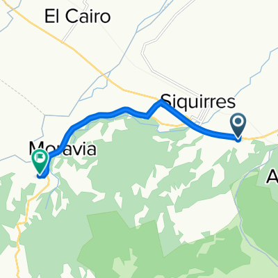 De 3GQ3+H5H, Siquirres a 3FJ3+VMJ, Siquirres