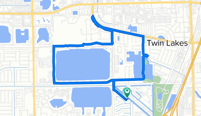 1871 NW 36th St, Oakland Park to 1861 NW 36th St, Oakland Park