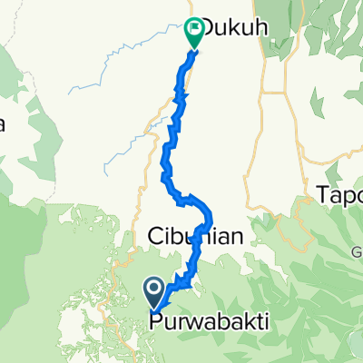 cianten DH route dr geothermal field - karacak
