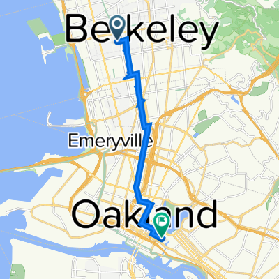 Allston Way 1409, Berkeley to Fallon Street 900, Oakland