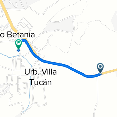 Ruta desde Vía 151, Carrillo