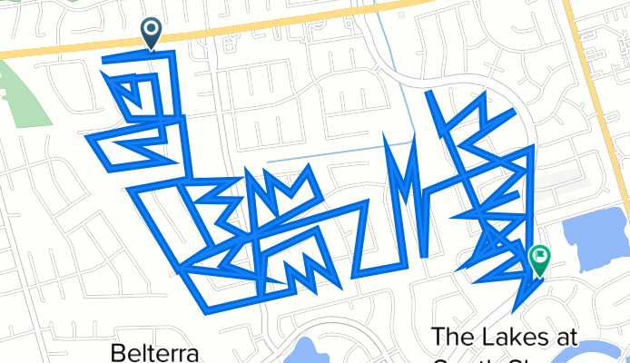 2802 Pinewood Dr, League City to Brook Arbor Ln, League City