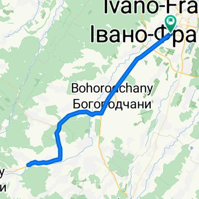 Ів.-Франківськ - Богородчани - Раковець - Богородчани - Ів.-Франківськ