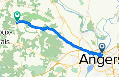 Route in der Bikemap App öffnen