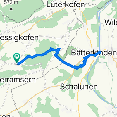 utzensdorf  17 km