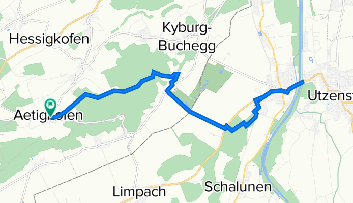utzensdorf  17 km
