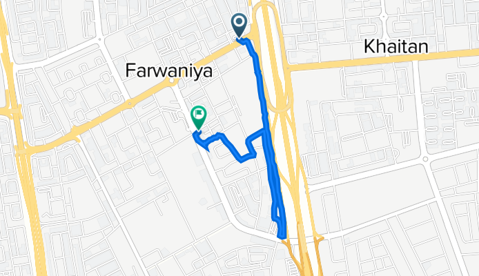Ali Fahed Al-Duwailah Street, Al Kuwayt to Street 59, Al Kuwayt