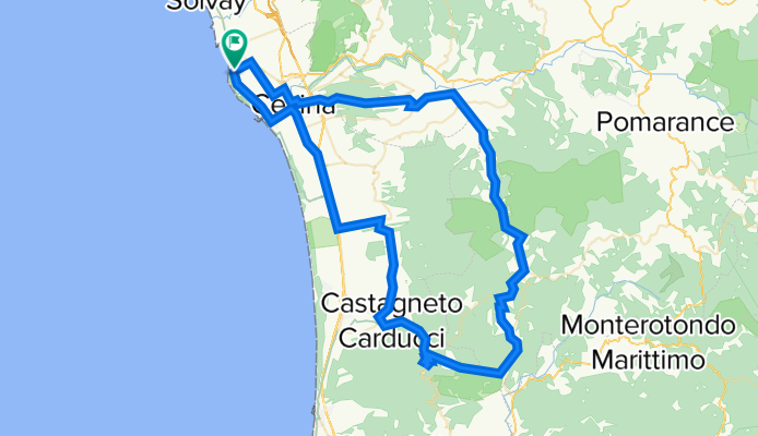 Vada-C.Carducci-Sassetta-Montev.Maritt.-Canetto-Gabella-Guardistallo-Vada 95km