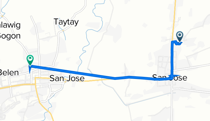 Governor Jose T. Fuentebella National Highway 219, San Jose to Belen Street 1057, Goa
