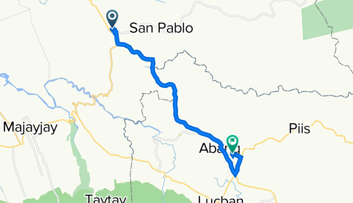 Hugo 37a, Luisiana to 4HM5+QWG, Lucban