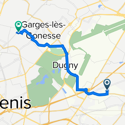 De Avenue Charles Floquet 192, Le Blanc-Mesnil à Avenue de l'Onchere 10, Stains