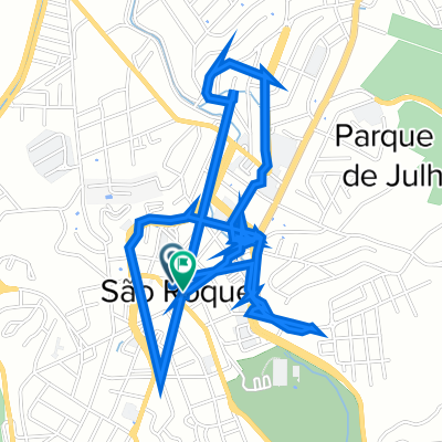 De Avenida Tiradentes 550 a Rua Doutor Stevaux 54