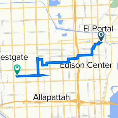 267 NE 79th St, Miami to 3081 NW 58th St, Miami