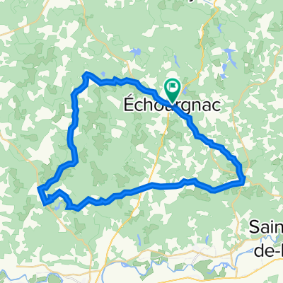 De Le Bourg 52, Échourgnac à Le Bourg 52, Échourgnac