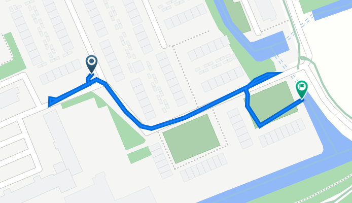 Frederik van Eedenlaan 11, Delft naar Frederik van Eedenlaan 58–70, Delft