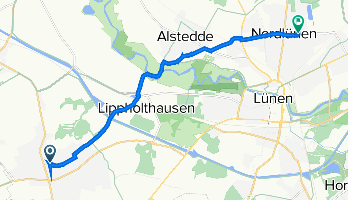 Karl-Marx-Straße 10, Lünen nach Steinstraße 81, Lünen