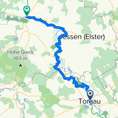 Elbe-Radweg: Wittenberg - Torgau