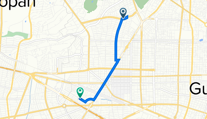 Avenida Pablo Neruda 2631, Guadalajara to Avenida San Francisco 3314–3332, Guadalajara