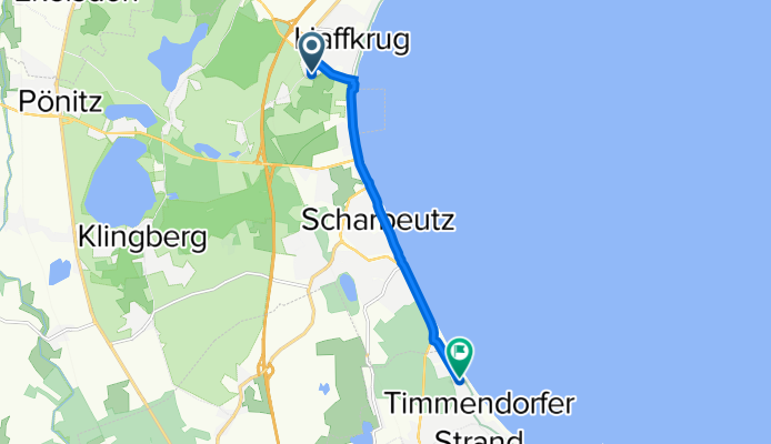 Lütt Brook 7, Scharbeutz nach Strandallee 44, Timmendorfer Strand