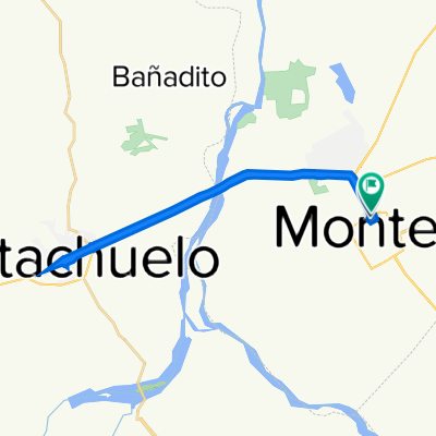 Ruta desde Calle Ángel Mariano Cuellar, Montero