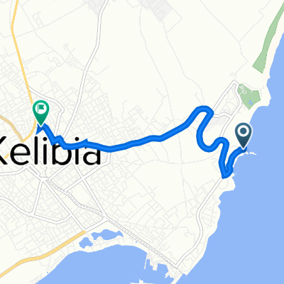 De R4XG+M8Q, Kélibia à V32V+W7V, Kélibia